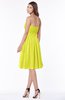 ColsBM Lilia Sulphur Spring Gorgeous A-line Zip up Chiffon Knee Length Pick up Bridesmaid Dresses