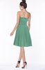 ColsBM Aubree Beryl Green Princess A-line Sleeveless Knee Length Pleated Bridesmaid Dresses