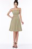 ColsBM Aubree Candied Ginger Princess A-line Sleeveless Knee Length Pleated Bridesmaid Dresses