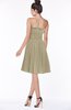 ColsBM Aubree Candied Ginger Princess A-line Sleeveless Knee Length Pleated Bridesmaid Dresses
