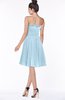 ColsBM Aubree Ice Blue Princess A-line Sleeveless Knee Length Pleated Bridesmaid Dresses