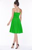 ColsBM Aubree Jasmine Green Princess A-line Sleeveless Knee Length Pleated Bridesmaid Dresses