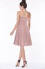 ColsBM Aubree Silver Pink Princess A-line Sleeveless Knee Length Pleated Bridesmaid Dresses