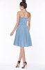 ColsBM Aubree Sky Blue Princess A-line Sleeveless Knee Length Pleated Bridesmaid Dresses