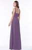 ColsBM Laverne Chinese Violet Modest A-line Half Backless Chiffon Floor Length Ruching Bridesmaid Dresses