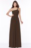 ColsBM Laverne Copper Modest A-line Half Backless Chiffon Floor Length Ruching Bridesmaid Dresses