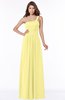 ColsBM Laverne Daffodil Modest A-line Half Backless Chiffon Floor Length Ruching Bridesmaid Dresses