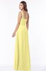 ColsBM Laverne Daffodil Modest A-line Half Backless Chiffon Floor Length Ruching Bridesmaid Dresses