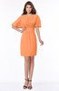ColsBM Talia Mango Luxury A-line Short Sleeve Zip up Chiffon Pleated Bridesmaid Dresses