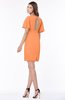 ColsBM Talia Mango Luxury A-line Short Sleeve Zip up Chiffon Pleated Bridesmaid Dresses