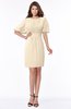 ColsBM Talia Novelle Peach Luxury A-line Short Sleeve Zip up Chiffon Pleated Bridesmaid Dresses