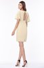 ColsBM Talia Novelle Peach Luxury A-line Short Sleeve Zip up Chiffon Pleated Bridesmaid Dresses