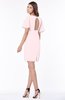 ColsBM Talia Petal Pink Luxury A-line Short Sleeve Zip up Chiffon Pleated Bridesmaid Dresses