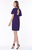 ColsBM Talia Royal Purple Luxury A-line Short Sleeve Zip up Chiffon Pleated Bridesmaid Dresses