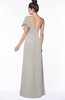 ColsBM Naomi Ashes Of Roses Glamorous A-line Short Sleeve Half Backless Chiffon Floor Length Bridesmaid Dresses