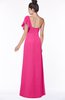 ColsBM Naomi Fandango Pink Glamorous A-line Short Sleeve Half Backless Chiffon Floor Length Bridesmaid Dresses