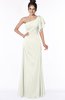 ColsBM Naomi Ivory Glamorous A-line Short Sleeve Half Backless Chiffon Floor Length Bridesmaid Dresses