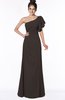 ColsBM Naomi Java Glamorous A-line Short Sleeve Half Backless Chiffon Floor Length Bridesmaid Dresses