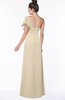 ColsBM Naomi Novelle Peach Glamorous A-line Short Sleeve Half Backless Chiffon Floor Length Bridesmaid Dresses