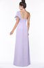 ColsBM Naomi Pastel Lilac Glamorous A-line Short Sleeve Half Backless Chiffon Floor Length Bridesmaid Dresses