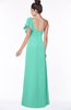 ColsBM Naomi Seafoam Green Glamorous A-line Short Sleeve Half Backless Chiffon Floor Length Bridesmaid Dresses