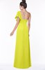 ColsBM Naomi Sulphur Spring Glamorous A-line Short Sleeve Half Backless Chiffon Floor Length Bridesmaid Dresses