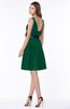ColsBM Charli Alpine Green Elegant A-line Wide Square Zip up Sash Bridesmaid Dresses