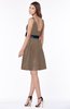 ColsBM Charli Bronze Brown Elegant A-line Wide Square Zip up Sash Bridesmaid Dresses
