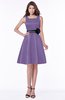 ColsBM Charli Chalk Violet Elegant A-line Wide Square Zip up Sash Bridesmaid Dresses