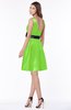ColsBM Charli Classic Green Elegant A-line Wide Square Zip up Sash Bridesmaid Dresses