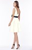 ColsBM Charli Cream Elegant A-line Wide Square Zip up Sash Bridesmaid Dresses