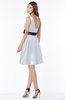 ColsBM Charli Silver Elegant A-line Wide Square Zip up Sash Bridesmaid Dresses