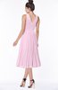 ColsBM Aileen Baby Pink Gorgeous A-line Sleeveless Chiffon Pick up Bridesmaid Dresses