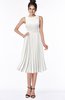 ColsBM Aileen Cloud White Gorgeous A-line Sleeveless Chiffon Pick up Bridesmaid Dresses