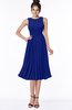 ColsBM Aileen Electric Blue Gorgeous A-line Sleeveless Chiffon Pick up Bridesmaid Dresses