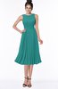 ColsBM Aileen Emerald Green Gorgeous A-line Sleeveless Chiffon Pick up Bridesmaid Dresses