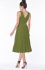 ColsBM Aileen Olive Green Gorgeous A-line Sleeveless Chiffon Pick up Bridesmaid Dresses
