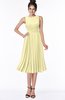 ColsBM Aileen Soft Yellow Gorgeous A-line Sleeveless Chiffon Pick up Bridesmaid Dresses