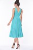 ColsBM Aileen Turquoise Gorgeous A-line Sleeveless Chiffon Pick up Bridesmaid Dresses