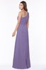 ColsBM Fran Chalk Violet Modest A-line One Shoulder Zip up Chiffon Bridesmaid Dresses