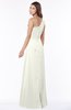 ColsBM Fran Cream Modest A-line One Shoulder Zip up Chiffon Bridesmaid Dresses