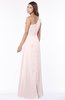 ColsBM Fran Light Pink Modest A-line One Shoulder Zip up Chiffon Bridesmaid Dresses