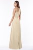 ColsBM Fran Novelle Peach Modest A-line One Shoulder Zip up Chiffon Bridesmaid Dresses