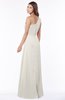 ColsBM Fran Off White Modest A-line One Shoulder Zip up Chiffon Bridesmaid Dresses