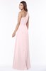 ColsBM Fran Petal Pink Modest A-line One Shoulder Zip up Chiffon Bridesmaid Dresses