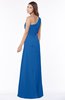 ColsBM Fran Royal Blue Modest A-line One Shoulder Zip up Chiffon Bridesmaid Dresses