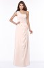 ColsBM Fran Silver Peony Modest A-line One Shoulder Zip up Chiffon Bridesmaid Dresses