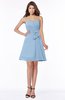 ColsBM Lindsay Dusty Blue Glamorous A-line Sweetheart Sleeveless Chiffon Flower Bridesmaid Dresses