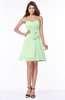 ColsBM Lindsay Light Green Glamorous A-line Sweetheart Sleeveless Chiffon Flower Bridesmaid Dresses