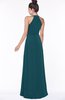 ColsBM Keira Blue Green Medieval A-line Spaghetti Sleeveless Floor Length Bridesmaid Dresses